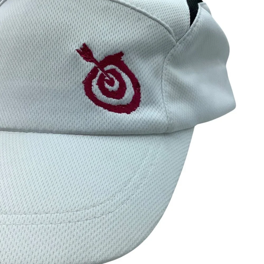 Release Your Wild Marathon‎ Performance Cap Adjustable White Burgundy OS